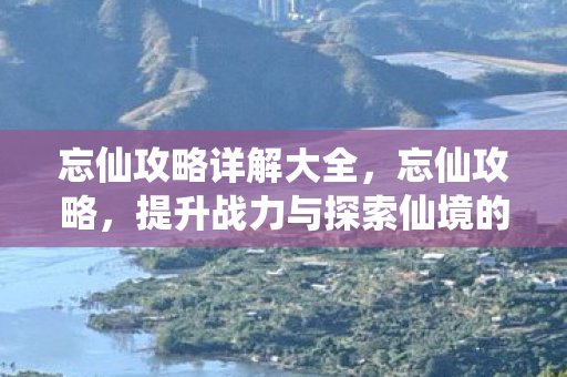 忘仙攻略详解大全，忘仙攻略，提升战力与探索仙境的全方位指南