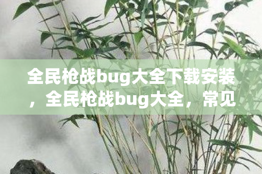 全民枪战bug大全下载安装，全民枪战bug大全，常见问题及解决方案
