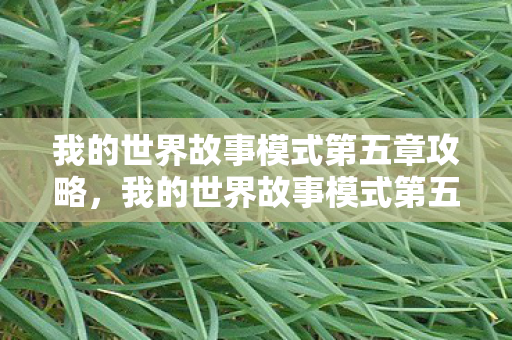 我的世界故事模式第五章攻略，我的世界故事模式第五章，探索与冒险的继续