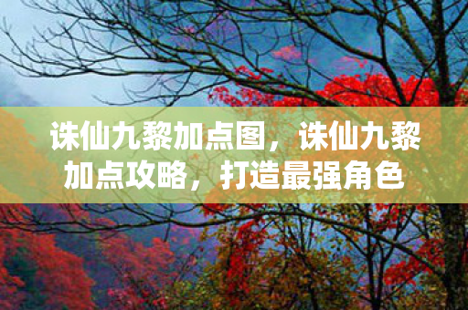 诛仙九黎加点图，诛仙九黎加点攻略，打造最强角色