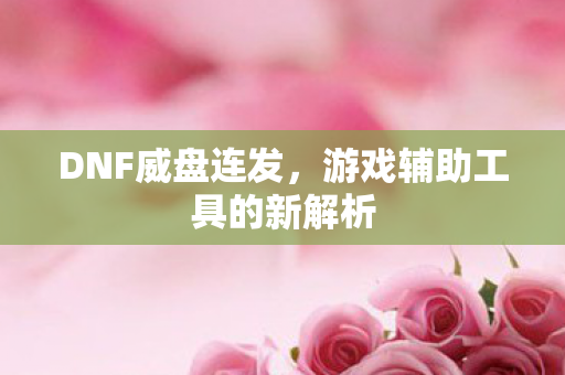 DNF威盘连发，游戏辅助工具的新解析
