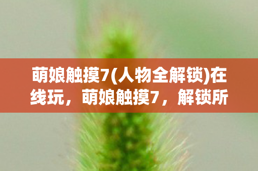 萌娘触摸7(人物全解锁)在线玩，萌娘触摸7，解锁所有角色，探索无限可能