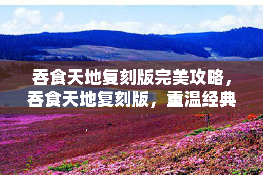 吞食天地复刻版完美攻略，吞食天地复刻版，重温经典，再续前缘