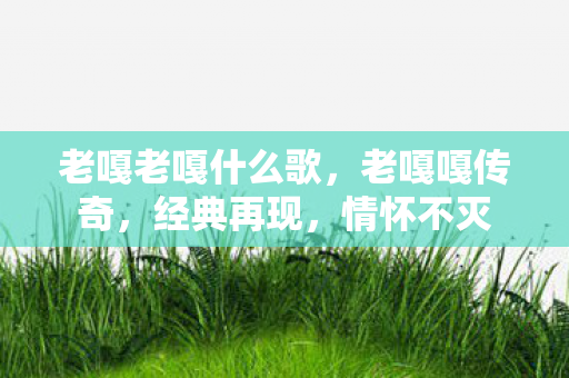 老嘎老嘎什么歌，老嘎嘎传奇，经典再现，情怀不灭