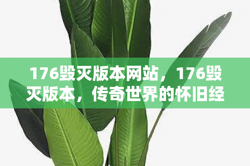 176毁灭版本网站,176毁灭版本,传奇世界的怀旧经典 176毁灭版本网站,176毁灭版本,传奇世界的怀旧经典