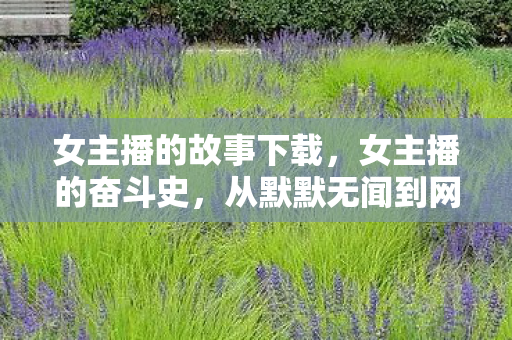 女主播的故事下载，女主播的奋斗史，从默默无闻到网络红人的蜕变