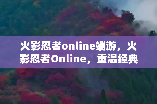 火影忍者online端游，火影忍者Online，重温经典，畅享游戏之旅