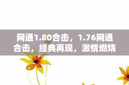 网通1.80合击，1.76网通合击，经典再现，激情燃烧的岁月