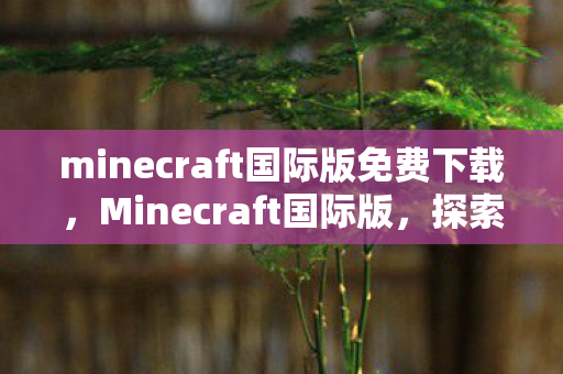 minecraft国际版免费下载，Minecraft国际版，探索无限可能的创意世界