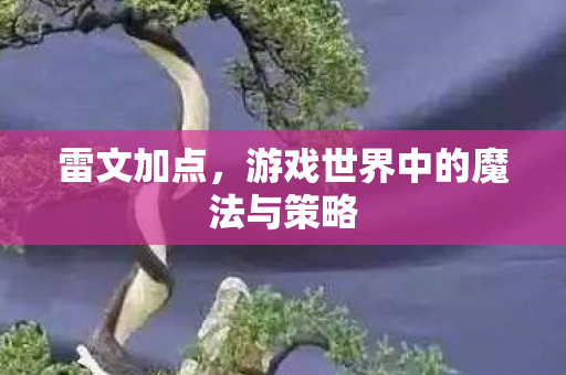 雷文加点，游戏世界中的魔法与策略