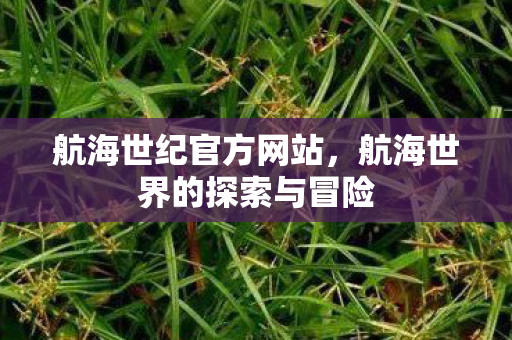 航海世纪官方网站，航海世界的探索与冒险