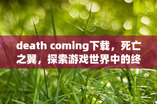 death coming下载，死亡之翼，探索游戏世界中的终极挑战