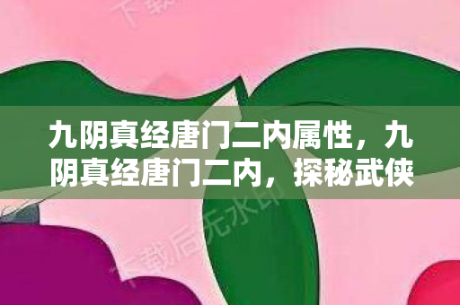 九阴真经唐门二内属性,九阴真经唐门二内,探秘武侠世界的独特内功心法 九阴真经唐门二内属性,九阴真经唐门二内,探秘武侠世界的独特内功心法