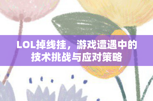 LOL掉线挂，游戏遭遇中的技术挑战与应对策略