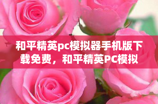 和平精英pc模拟器手机版下载免费,和平精英PC模拟器手机版下载,流畅体验与操作优化指南 和平精英pc模拟器手机版下载免费,和平精英PC模拟器手机版下载,流畅体验与操作优化指南