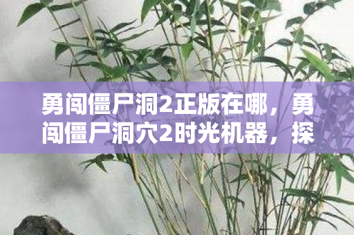 勇闯僵尸洞2正版在哪，勇闯僵尸洞穴2时光机器，探索未知，挑战极限