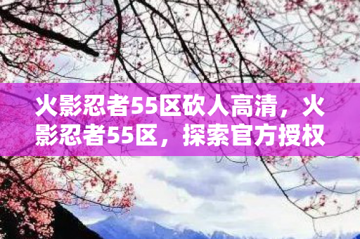 火影忍者55区砍人高清，火影忍者55区，探索官方授权的独特魅力