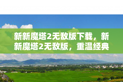 新新魔塔2无敌版下载，新新魔塔2无敌版，重温经典，畅享无限战斗乐趣
