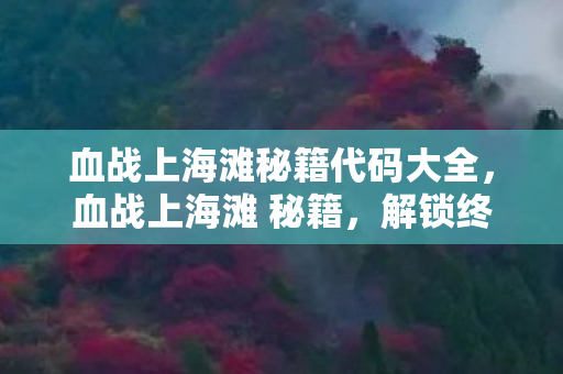 血战上海滩秘籍代码大全,血战上海滩 秘籍,解锁终极战斗技巧 血战上海滩秘籍代码大全,血战上海滩 秘籍,解锁终极战斗技巧