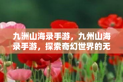 九洲山海录手游，九州山海录手游，探索奇幻世界的无尽冒险