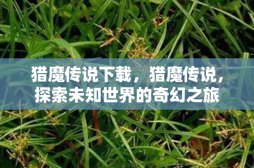 猎魔传说下载,猎魔传说,探索未知世界的奇幻之旅 猎魔传说下载,猎魔传说,探索未知世界的奇幻之旅