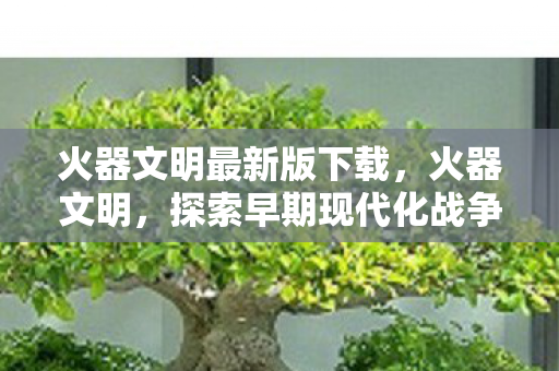 火器文明最新版下载，火器文明，探索早期现代化战争的奥秘