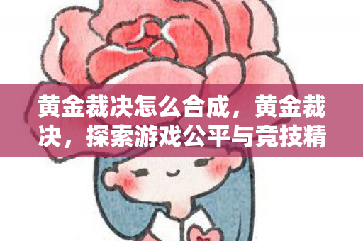 黄金裁决怎么合成，黄金裁决，探索游戏公平与竞技精神的深度剖析
