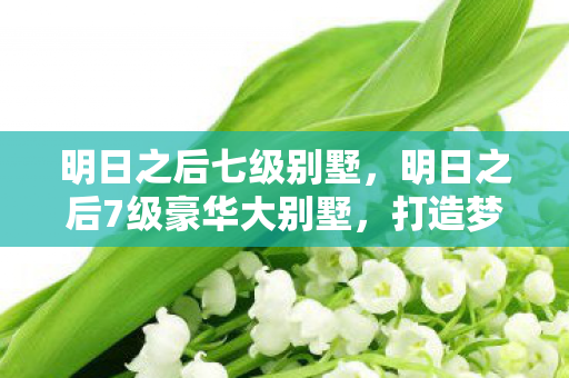 明日之后七级别墅,明日之后7级豪华大别墅,打造梦幻家园的终极指南 明日之后七级别墅,明日之后7级豪华大别墅,打造梦幻家园的终极指南