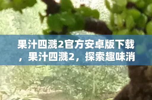 果汁四溅2官方安卓版下载，果汁四溅2，探索趣味消除的无限可能