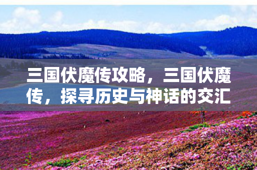 三国伏魔传攻略,三国伏魔传,探寻历史与神话的交汇点 三国伏魔传攻略,三国伏魔传,探寻历史与神话的交汇点