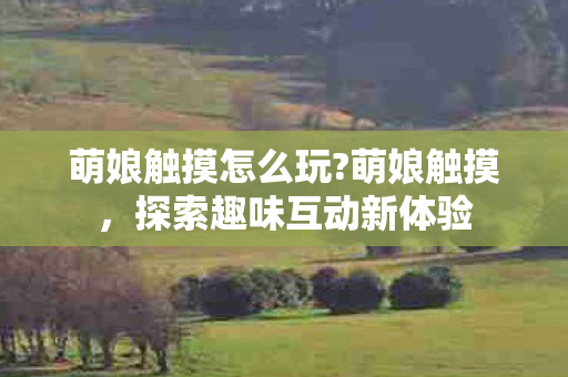 萌娘触摸怎么玩?萌娘触摸，探索趣味互动新体验