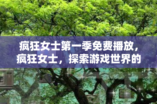 疯狂女士第一季免费播放，疯狂女士，探索游戏世界的无限可能