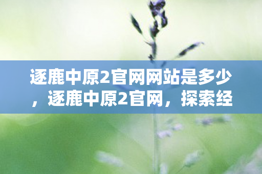 逐鹿中原2官网网站是多少,逐鹿中原2官网,探索经典游戏的全新世界 逐鹿中原2官网网站是多少,逐鹿中原2官网,探索经典游戏的全新世界