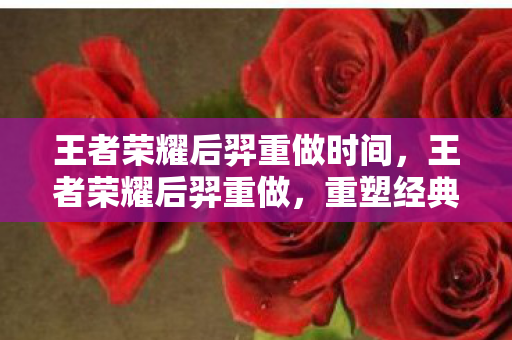 王者荣耀后羿重做时间，王者荣耀后羿重做，重塑经典，再续传奇