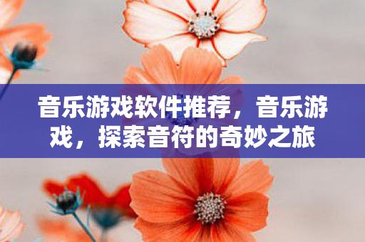 音乐游戏软件推荐，音乐游戏，探索音符的奇妙之旅