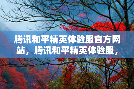 腾讯和平精英体验服官方网站，腾讯和平精英体验服，探索前沿，尽享游戏新体验