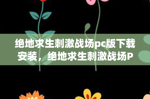 绝地求生刺激战场pc版下载安装，绝地求生刺激战场PC版下载攻略