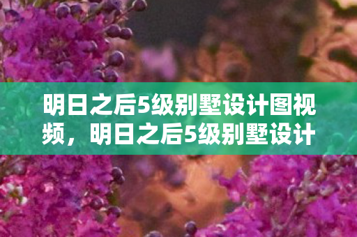 明日之后5级别墅设计图视频,明日之后5级别墅设计图,打造理想家园的蓝图 明日之后5级别墅设计图视频,明日之后5级别墅设计图,打造理想家园的蓝图
