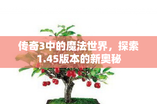 传奇3中的魔法世界,探索1.45版本的新奥秘 传奇3中的魔法世界,探索1.45版本的新奥秘