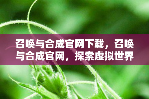 召唤与合成官网下载，召唤与合成官网，探索虚拟世界的无限可能