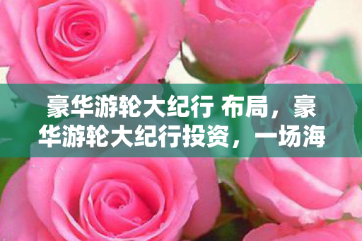 豪华游轮大纪行 布局，豪华游轮大纪行投资，一场海上奢华之旅的财富探索