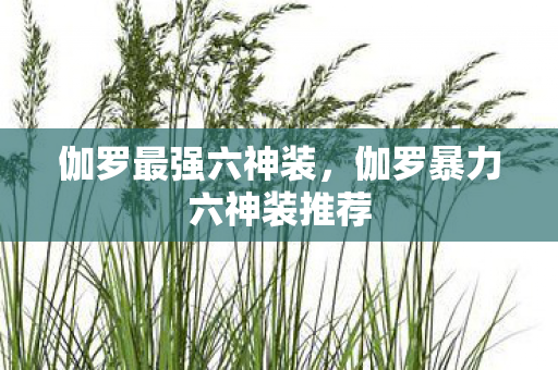 伽罗最强六神装，伽罗暴力六神装推荐