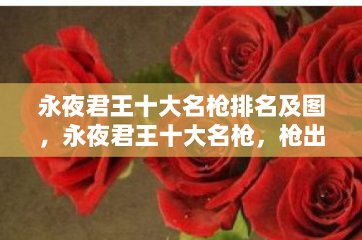 永夜君王十大名枪排名及图，永夜君王十大名枪，枪出如龙，威震九天