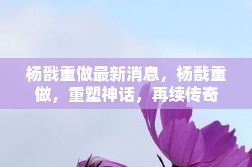 杨戬重做最新消息，杨戬重做，重塑神话，再续传奇