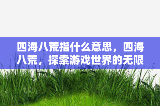 四海八荒指什么意思，四海八荒，探索游戏世界的无限可能