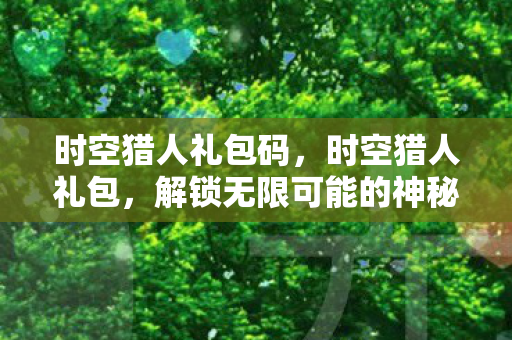 时空猎人礼包码，时空猎人礼包，解锁无限可能的神秘钥匙