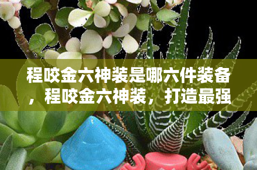 程咬金六神装是哪六件装备，程咬金六神装，打造最强坦克的终极指南