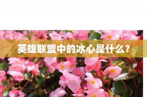 英雄联盟中的冰心是什么？