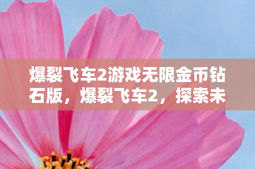 爆裂飞车2游戏无限金币钻石版，爆裂飞车2，探索未知世界的极速之旅