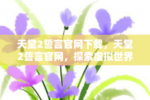 天堂2誓言官网下载，天堂2誓言官网，探索虚拟世界的无限可能